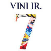 Vini Jr 7 (Real Madrid Pre-Season Bedrukking 2023-2024)