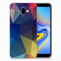 Samsung Galaxy J6 Plus (2018) | TPU Hoesje | Polygon Dark