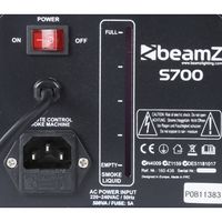BeamZ S700 rookmachine met rookvloeistof - thumbnail