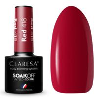 Claresa uv/led gellak 5ml red 418 take me to the river