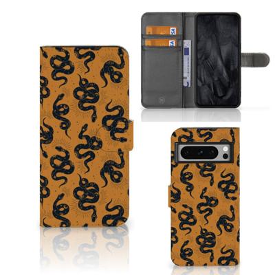 Telefoonhoesje | Met pasjeshouder | voor Google Pixel 8 Pro Snakes