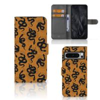 Telefoonhoesje | Met pasjeshouder | voor Google Pixel 8 Pro Snakes