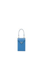 Prada mini sac en cuir Saffiano - Bleu