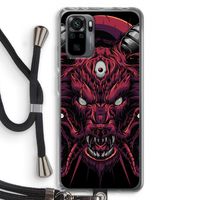 Hell Hound and Serpents: Xiaomi Redmi Note 10 Pro Transparant Hoesje met koord
