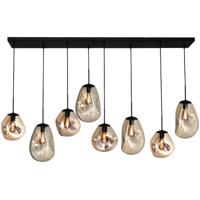 Masterlight HanglampLava 8x goud glas - 2761-05-160-25-80212