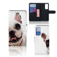 Huawei P40 | Telefoonhoesje | Met pasjeshouder | Franse Bulldog