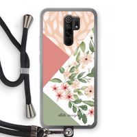 Sweet heaven geometrics: Xiaomi Redmi 9 Transparant Hoesje met koord