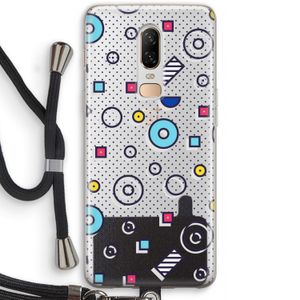 8-bit N°9: OnePlus 6 Transparant Hoesje met koord
