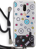 8-bit N°9: OnePlus 6 Transparant Hoesje met koord