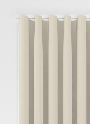 Niue gordijn - Beige met Wave plooi