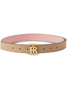 Burberry ceinture réversible à boucle logo - Tons neutres