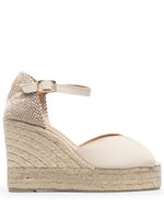 Castañer espadrilles compensées Carol - Tons neutres - thumbnail