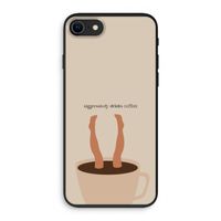 Aggressively drinks coffee: iPhone 8 Biologisch afbreekbaar hoesje