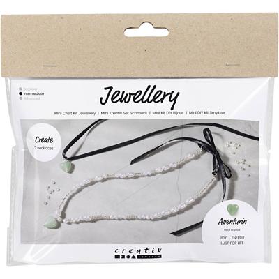 Creativ Company Mini hobbyset sieraden, aventurien hart, helder, 1 doos