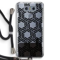 Geometrisch patroon: LG G6 Transparant Hoesje met koord