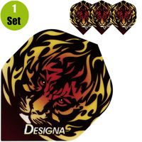 Designa Dartflights - Tiger in Flames - thumbnail