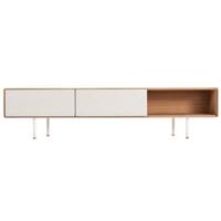 Gazzda Fina dressoir tv-meubel 200x45 natural|wit