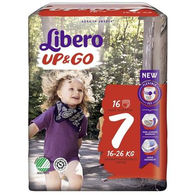 Libero Up & go 7 extra large 16-26kg (16 st)