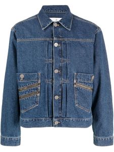 Vivienne Westwood veste en jean à détail de zip - Bleu