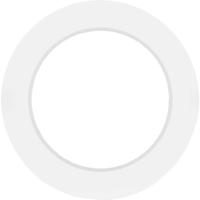 LED Downlight Pro - Ronde Opbouwlamp 6W - Koud Wit 6500K - Mat Wit Kunststof