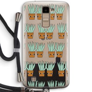 Sansevieria: LG K10 (2016) Transparant Hoesje met koord