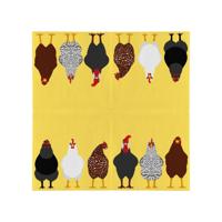 Esschert Design servetten kippen 33x33cm
