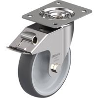 Blickle LEX-PATH 160G-FI Zwenkwiel met rem Wieldiameter: 160 mm Draagvermogen (max.): 300 kg 1 stuk(s)