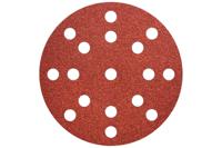 Metabo Accessoires Hechtschuurpapier | Ø 125 mm multiperforatie | P 400 | hout en metaal (50 st.) - 626856000