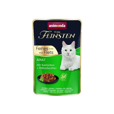 ANIMONDA Vom Feinsten Rabbit, chicken fillet - nat kattenvoer - 85g