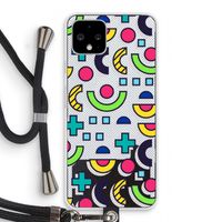 8-bit N°6: Pixel 4 Transparant Hoesje met koord