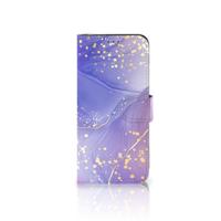 Hoesje voor Samsung Galaxy A30 Watercolor Paars