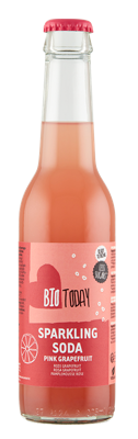 BioToday Sparkling Soda Pink Grapefruit