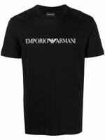 Emporio Armani t-shirt à logo imprimé - Noir - thumbnail