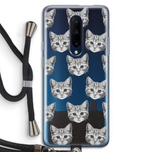 Kitten: OnePlus 7 Pro Transparant Hoesje met koord