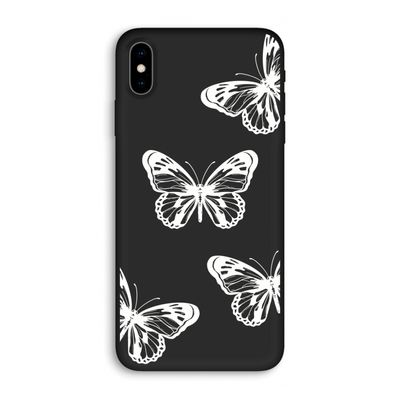 White butterfly: iPhone XS Max Biologisch afbreekbaar hoesje