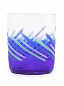 Carlo Moretti verre Bora à rayures - Bleu