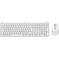 Logitech MK950 Signature Slim toetsenbord Inclusief muis Kantoor RF-draadloos + Bluetooth QWERTZ Dui