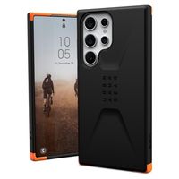 UAG Civilian Samsung Galaxy S23 Ultra 5G Hybride Hoesje - Zwart