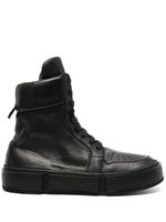 Guidi GJ06 leather high-top sneakers - Noir