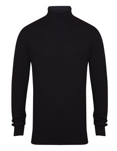 Henbury W727 Men`s Roll Neck Jumper