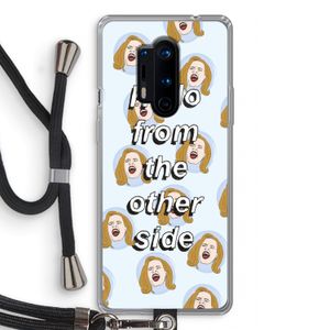 Hello: OnePlus 8 Pro Transparant Hoesje met koord