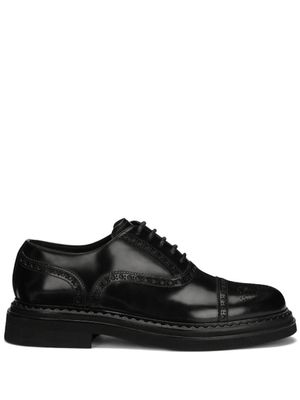 Dolce & Gabbana derbies Francesina en cuir - Noir