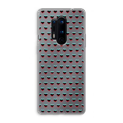 Hartjes: OnePlus 8 Pro Transparant Hoesje