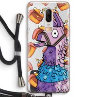 Loot Burger: OnePlus 6 Transparant Hoesje met koord