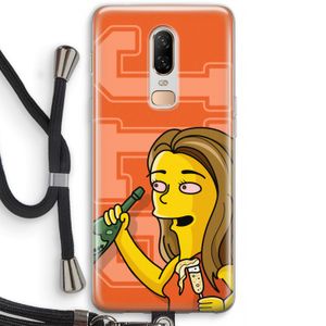 Jamie Lee Simpson: OnePlus 6 Transparant Hoesje met koord