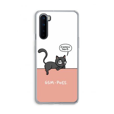 GSM poes: OnePlus Nord Transparant Hoesje