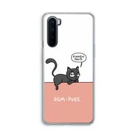 GSM poes: OnePlus Nord Transparant Hoesje