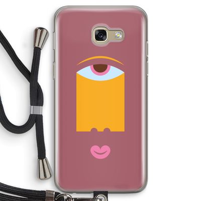 Mono V: Samsung Galaxy A5 (2017) Transparant Hoesje met koord