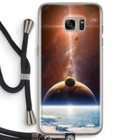 Omicron 2019: Samsung Galaxy S7 Edge Transparant Hoesje met koord
