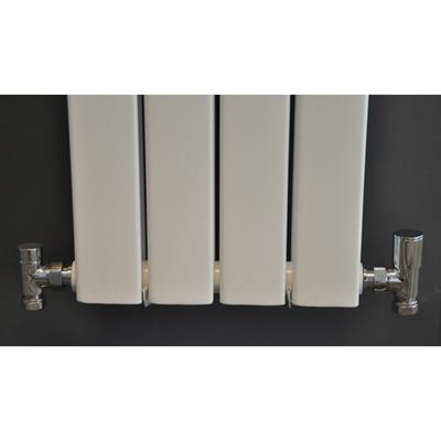 Wiesbaden Luxe Radiator Aansluitset Haaks Chroom